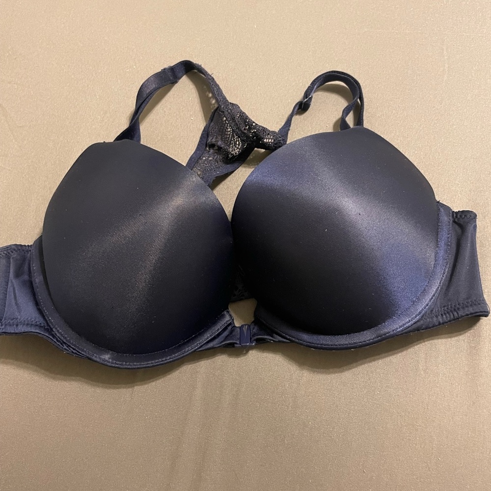 Navy blue bra